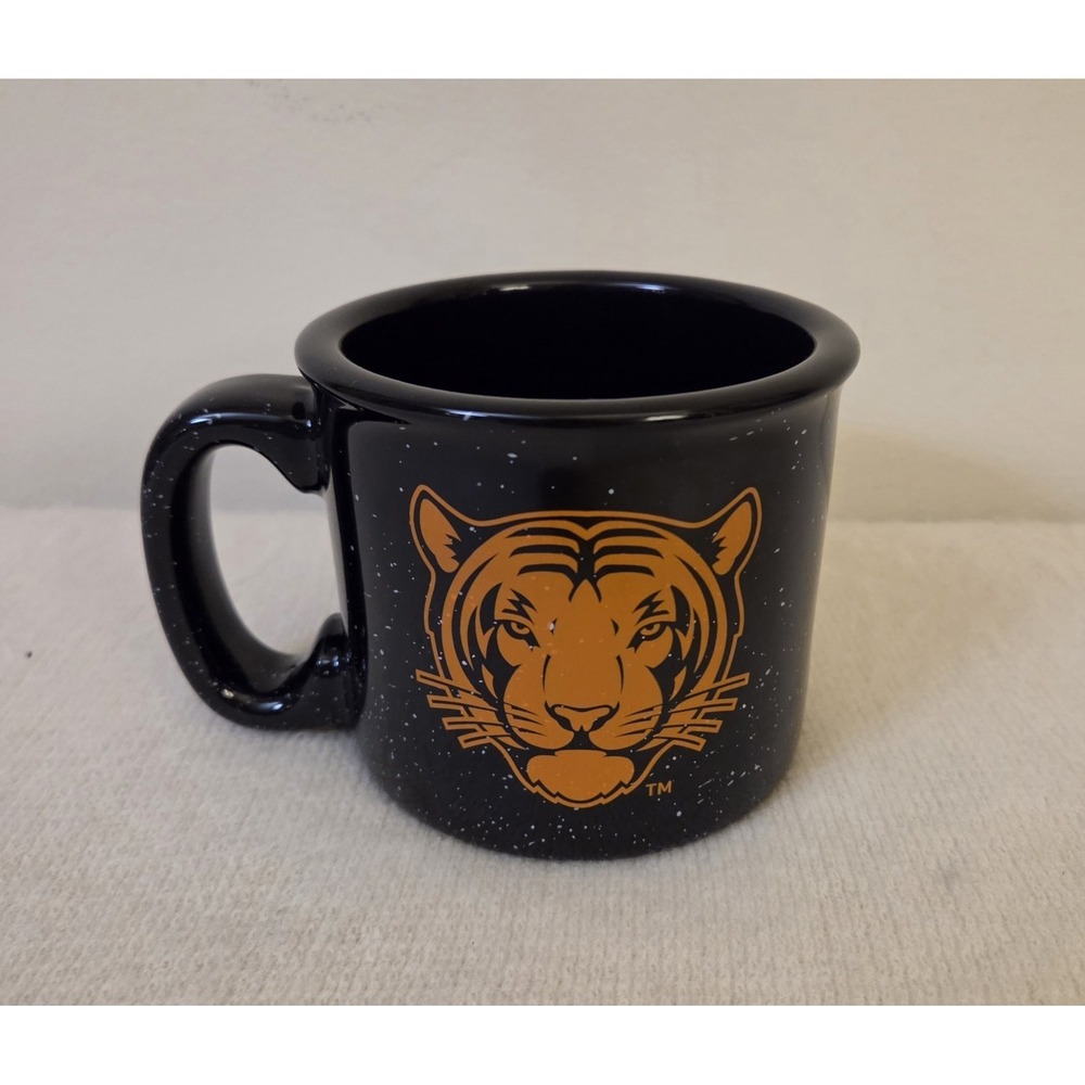 NWT Princeton‎ Mug Black With Orange Tiger And Princeton Speckled